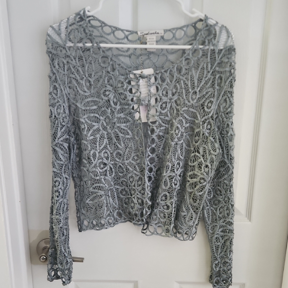 Soulmates C402 Hand Crocheted Beaded Jacket